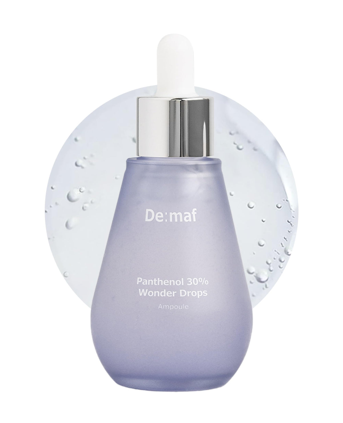 De:maf Panthenol 30% Wonder Drops, gotas-bote para alivio inmediato y brillo natural.