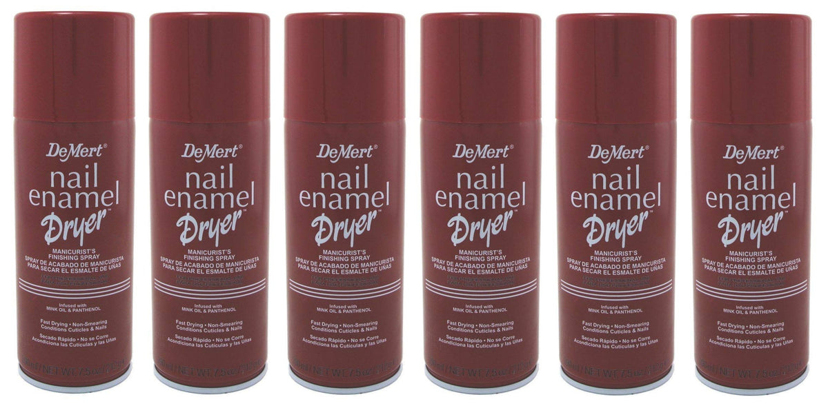 Demert Spray Secado Esmalte, secado rápido y acabado sin manchas.