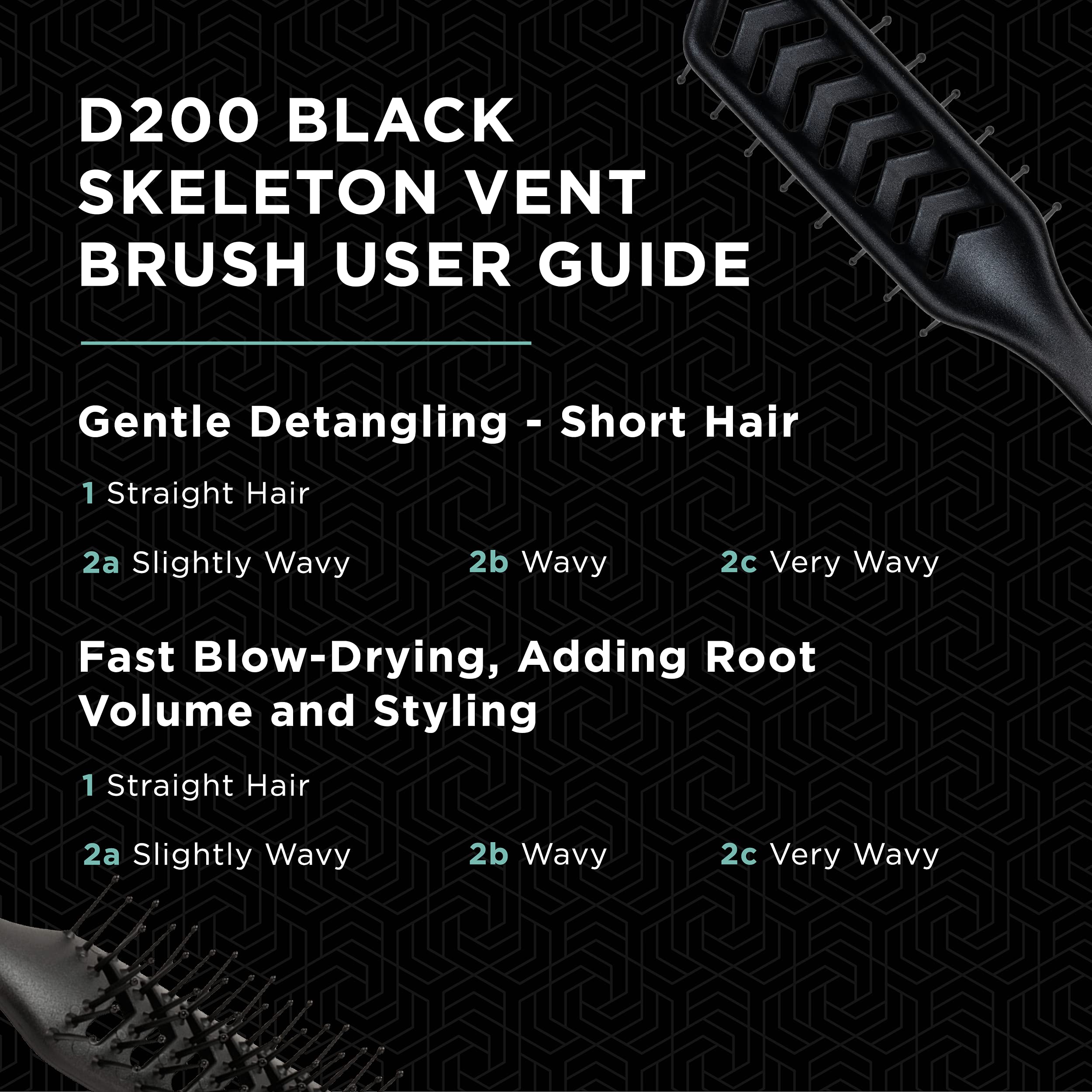 Denman D200 ideal para volumen en cabello fino, grueso o rizado.