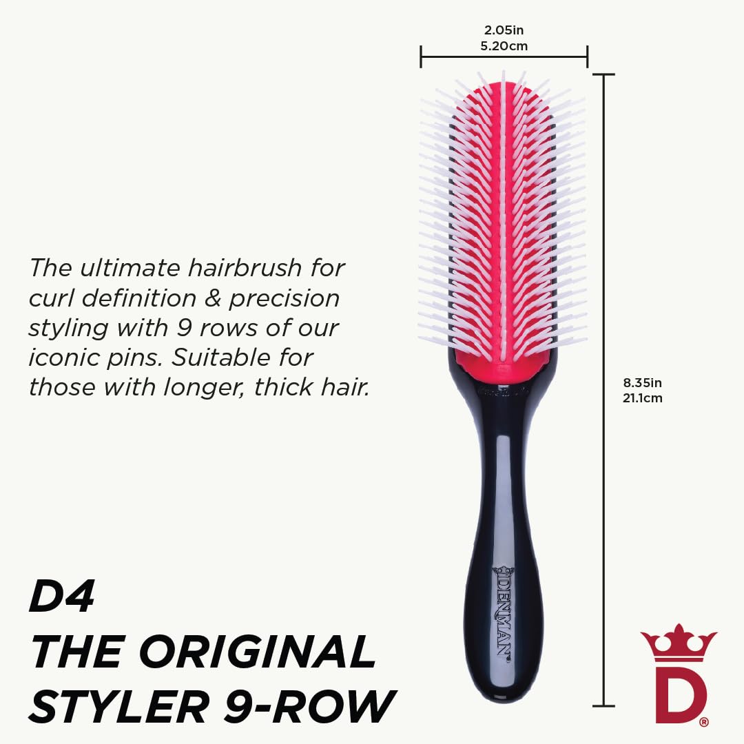 Denman D4 define rizos con efecto cinta y acabado suave