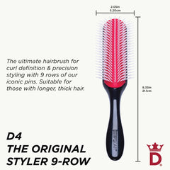 Denman D4 define rizos con efecto cinta y acabado suave