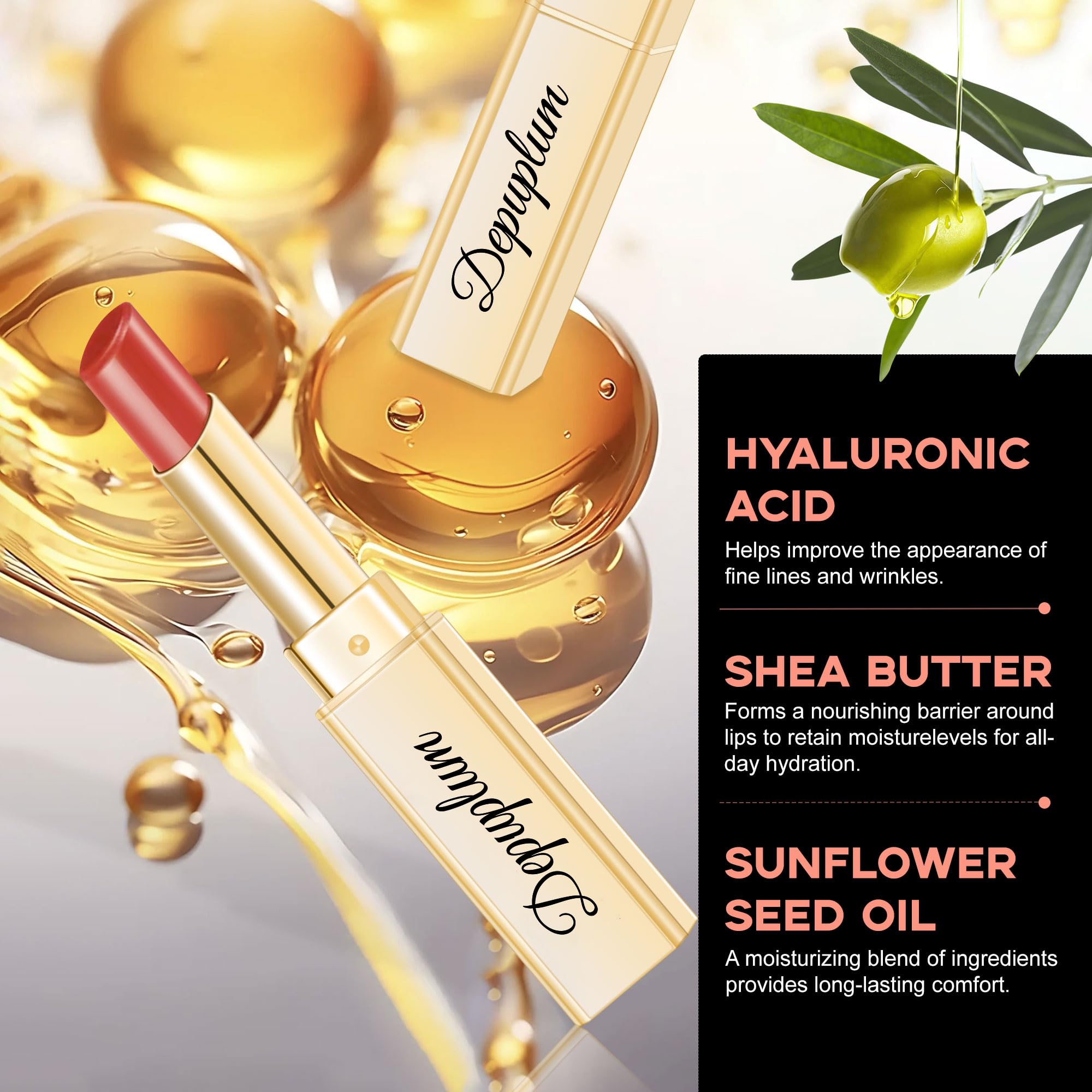 Depuplum packaging highlights vegan and cruelty-free formula.