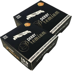 Derby Premium detalle del borde recubierto para mayor durabilidad