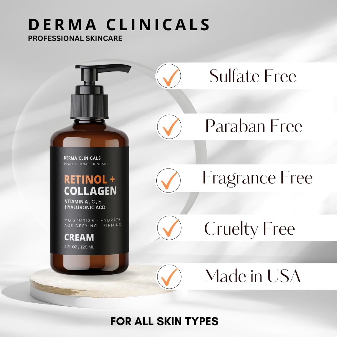 DERMA CLINICALS uso diario, día y noche para cuidado continuo