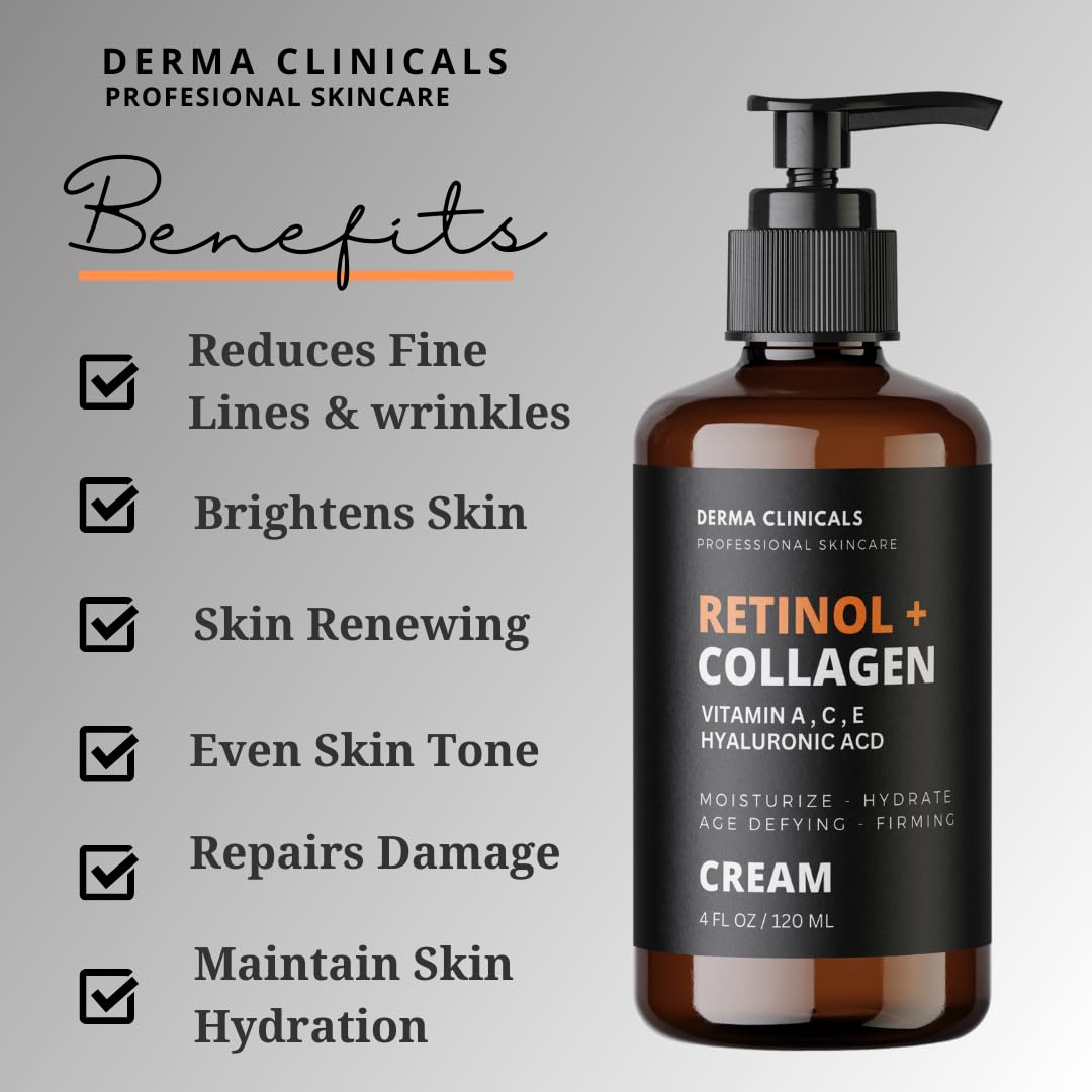 DERMA CLINICALS textura cremosa suave que se absorbe fácilmente