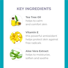 Derma E Crema Árbol de Té Textura cremosa que se absorbe rápidamente.