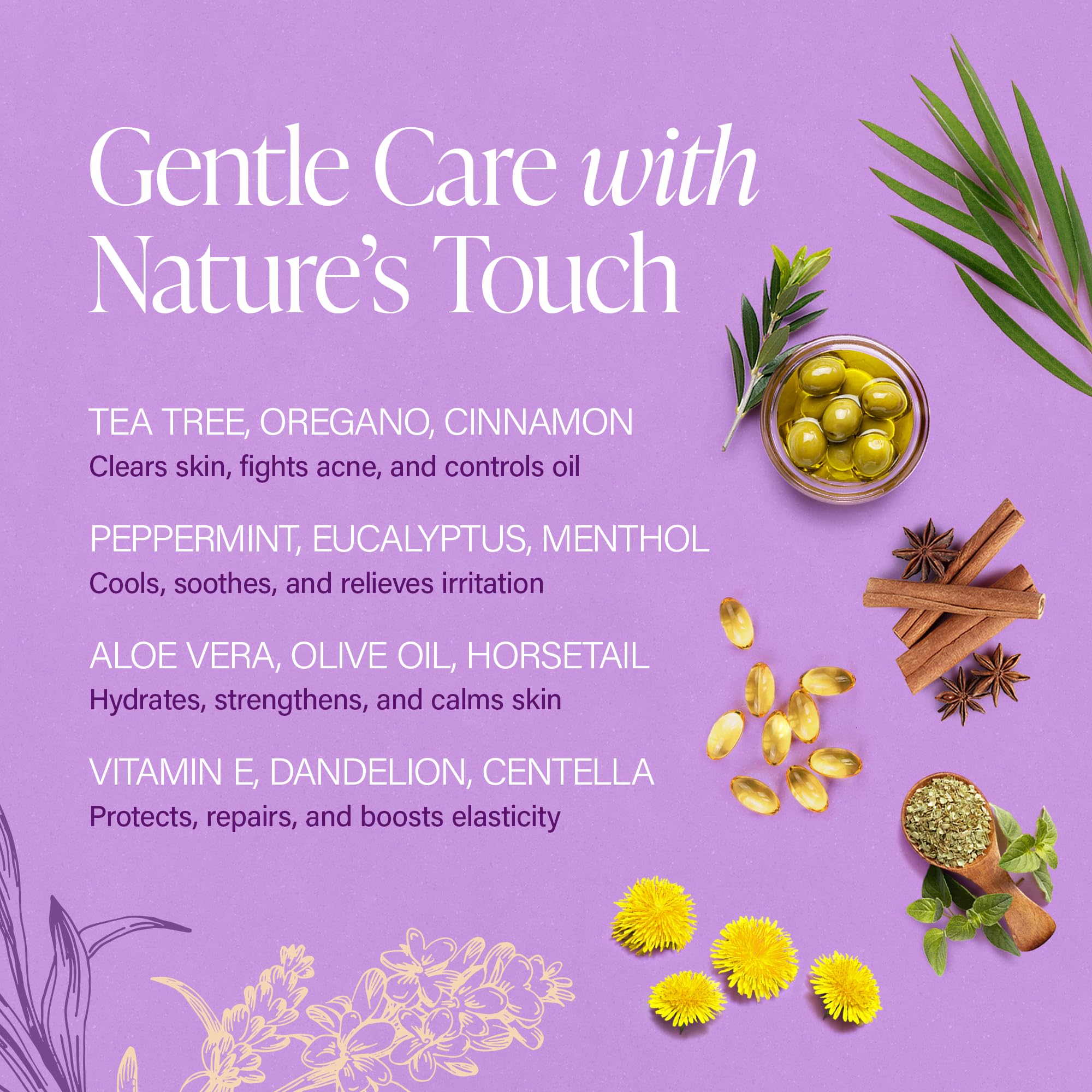 Derma-Nu vainilla y lavanda ofrecen aroma relajante durante la ducha.