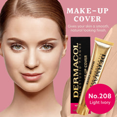 Dermacol waterproof makeup test on hand showing smudge resistance