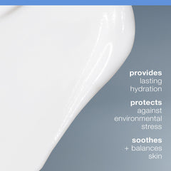 Dermalogica Skin Smoothing Cream, textura sedosa, suaviza líneas finas con hidratación constante.