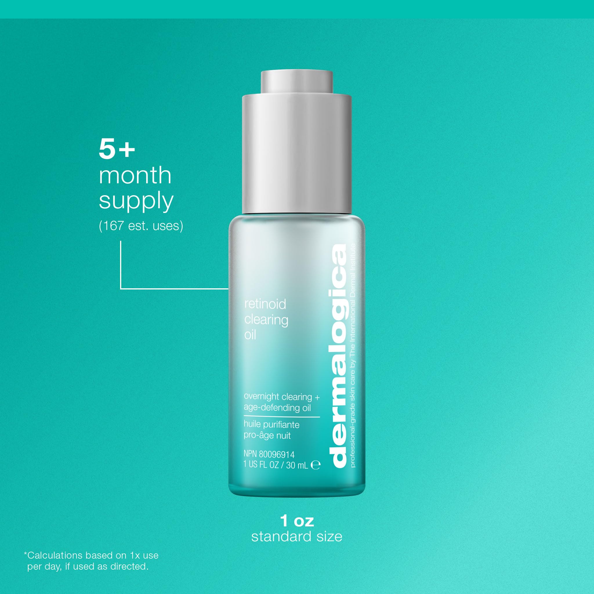 Dermalogica Retinol Clearing Oil: hidratación suave con lípidos similares a la piel.