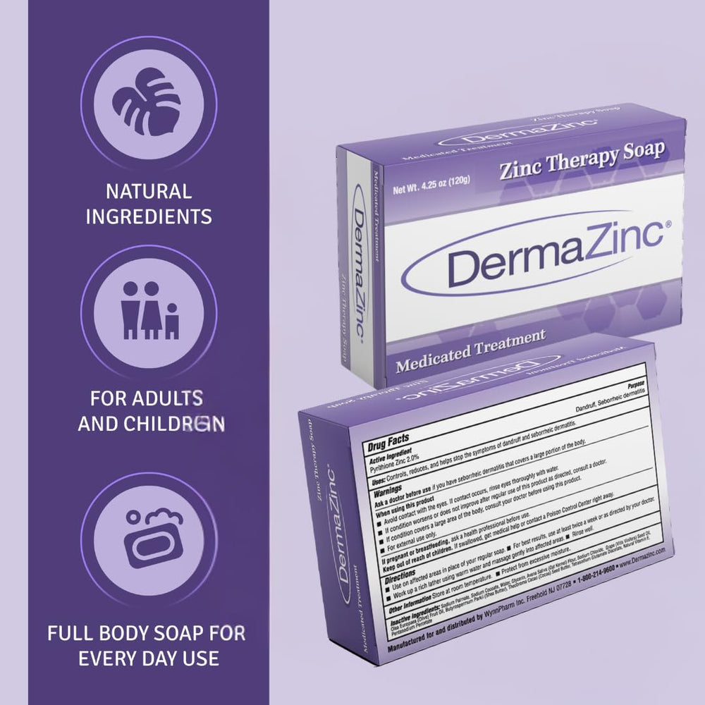 DermaZinc emballage pack de 3, pratique et économique