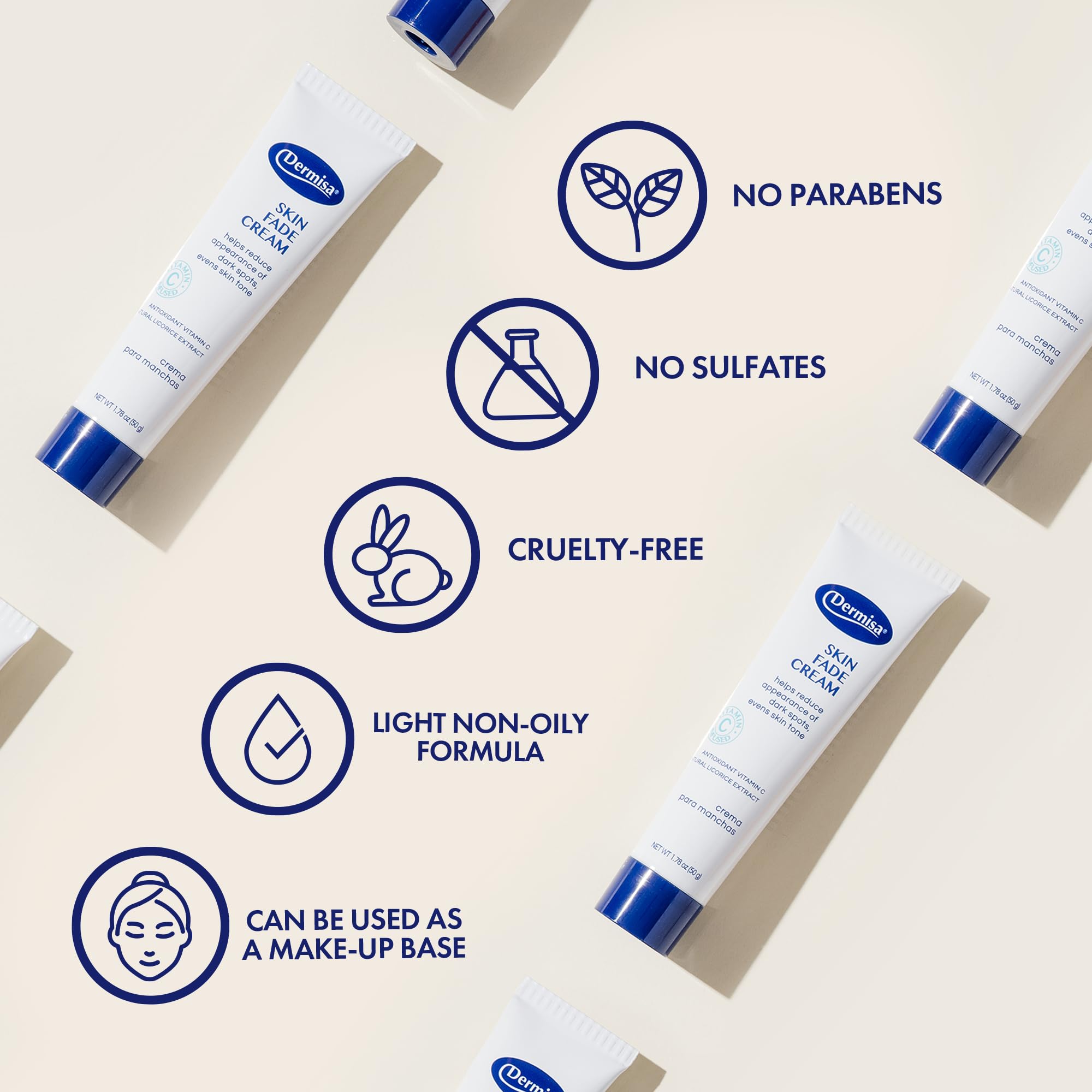 Dermisa pack: tres envases para cuidado constante de la piel.