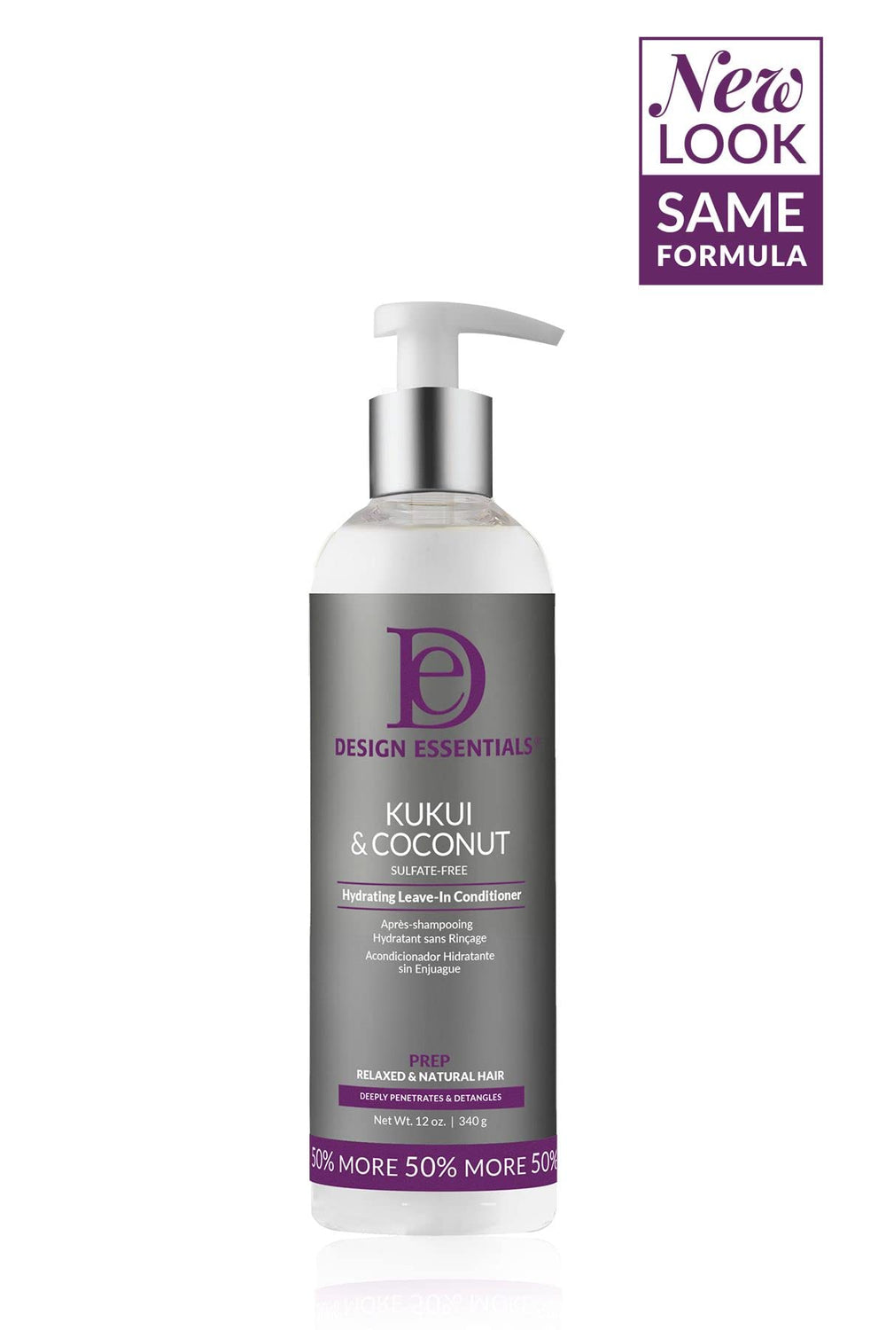 Design Essentials Kukui y Coco, textura cremosa que suaviza el cabello tras la aplicación