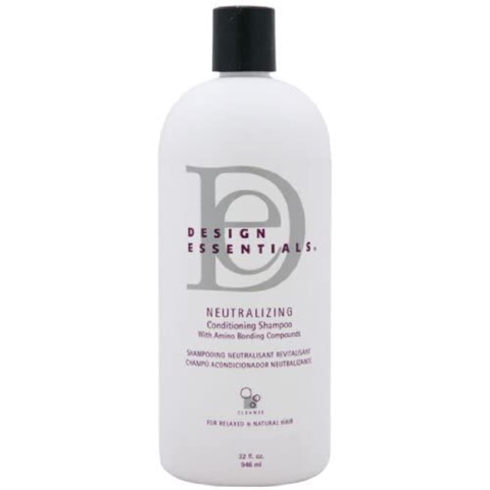 Design Essentials Milk & Honey Neutralizing Shampoo, indicador de color, muestra enjuague completo para cabello relajado