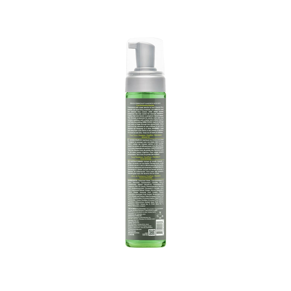Aplicación rápida de la mousse para rizos: secado veloz.