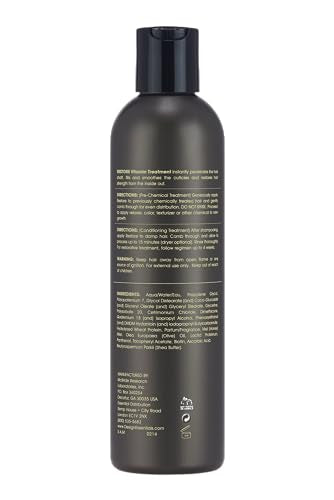 Design Essentials Restore aplicándose en cabello mojado para suavidad y manejabilidad
