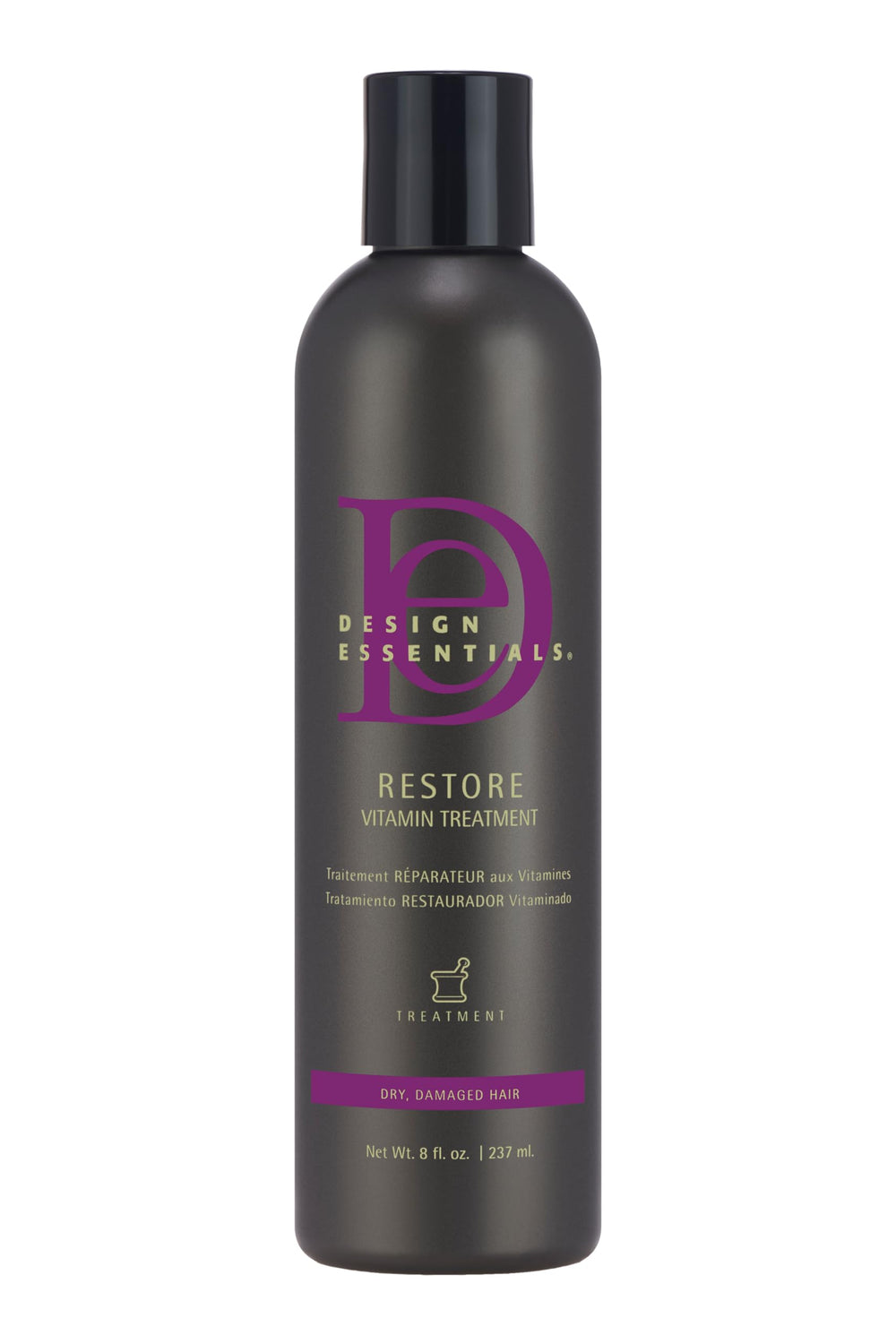 Design Essentials Restore botella de tratamiento con vitaminas para hidratación profunda