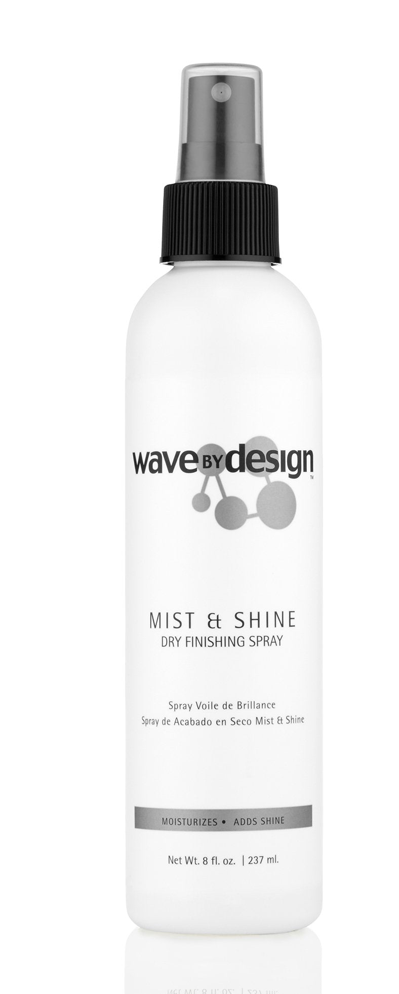 Design Essentials Wave: bruma y brillo en botella para cabello suave y nutrido