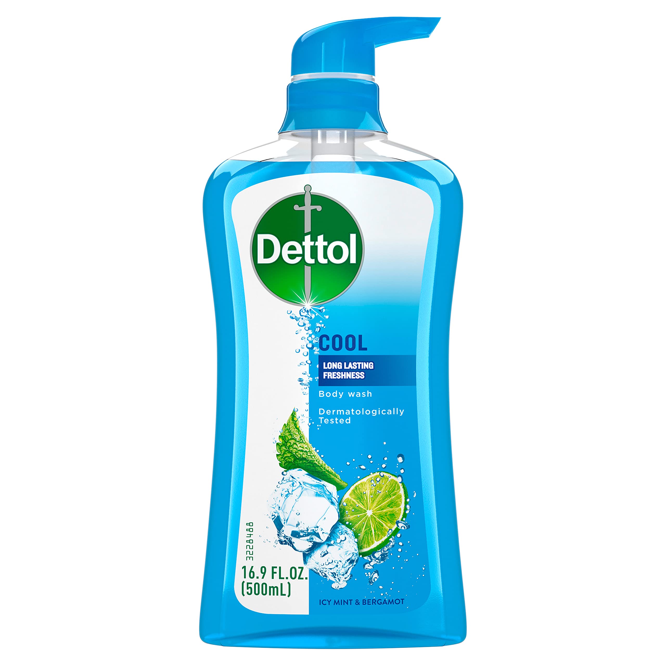 Dettol Cool gel de ducha en botella grande para frescura duradera