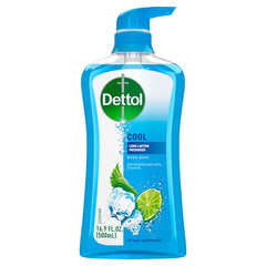 Dettol Cool gel de ducha en botella grande para frescura duradera