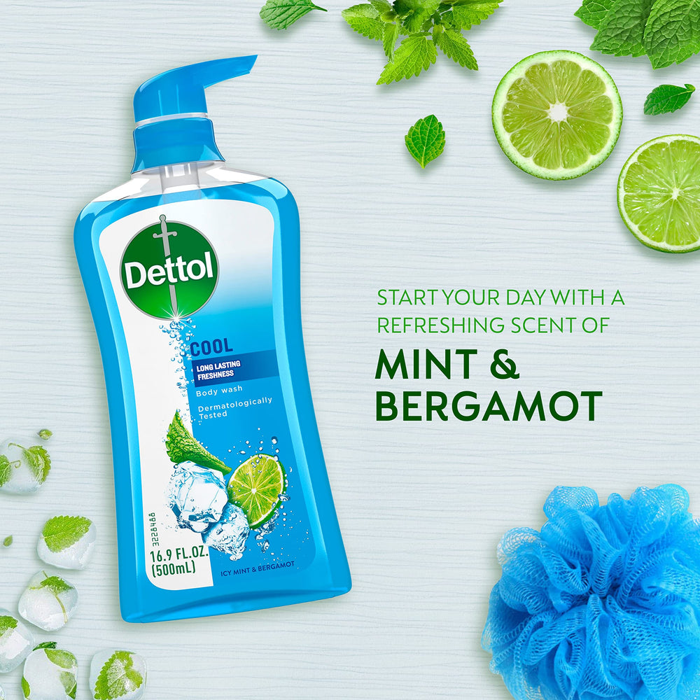 Dettol Cool gel de ducha piel suave y nutrida tras la ducha