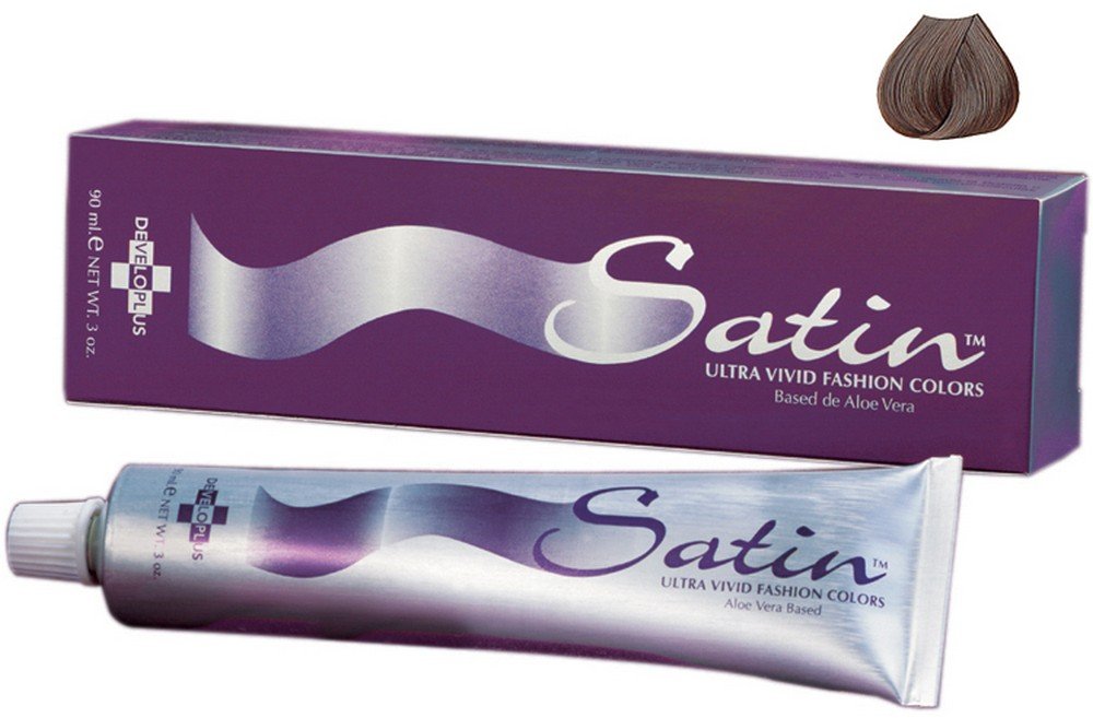 Developlus Satin Ultra Vivid Rubio Oscuro 6N: coloración suave con cobertura de canas y brillo