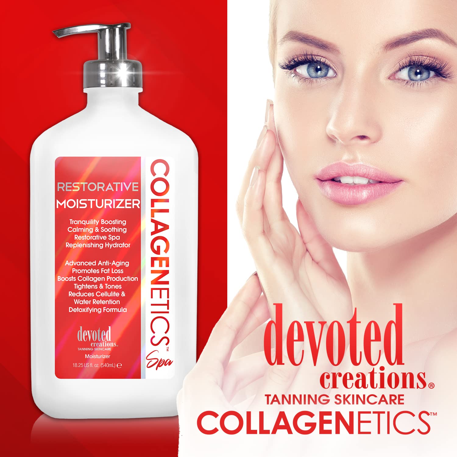 Collagenetics Spa Restorative con cacao y karité para nutrición suave.