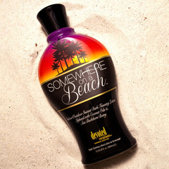 Devoted Creations Somewhere on a Beach loción bronceadora, aplicación no pegajosa para uso cómodo