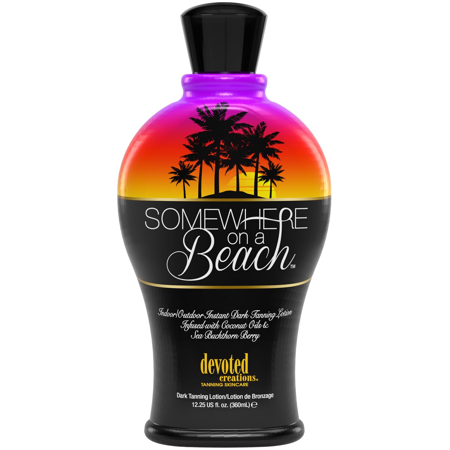 Devoted Creations Somewhere on a Beach loción bronceadora, acción rápida para un bronceado uniforme