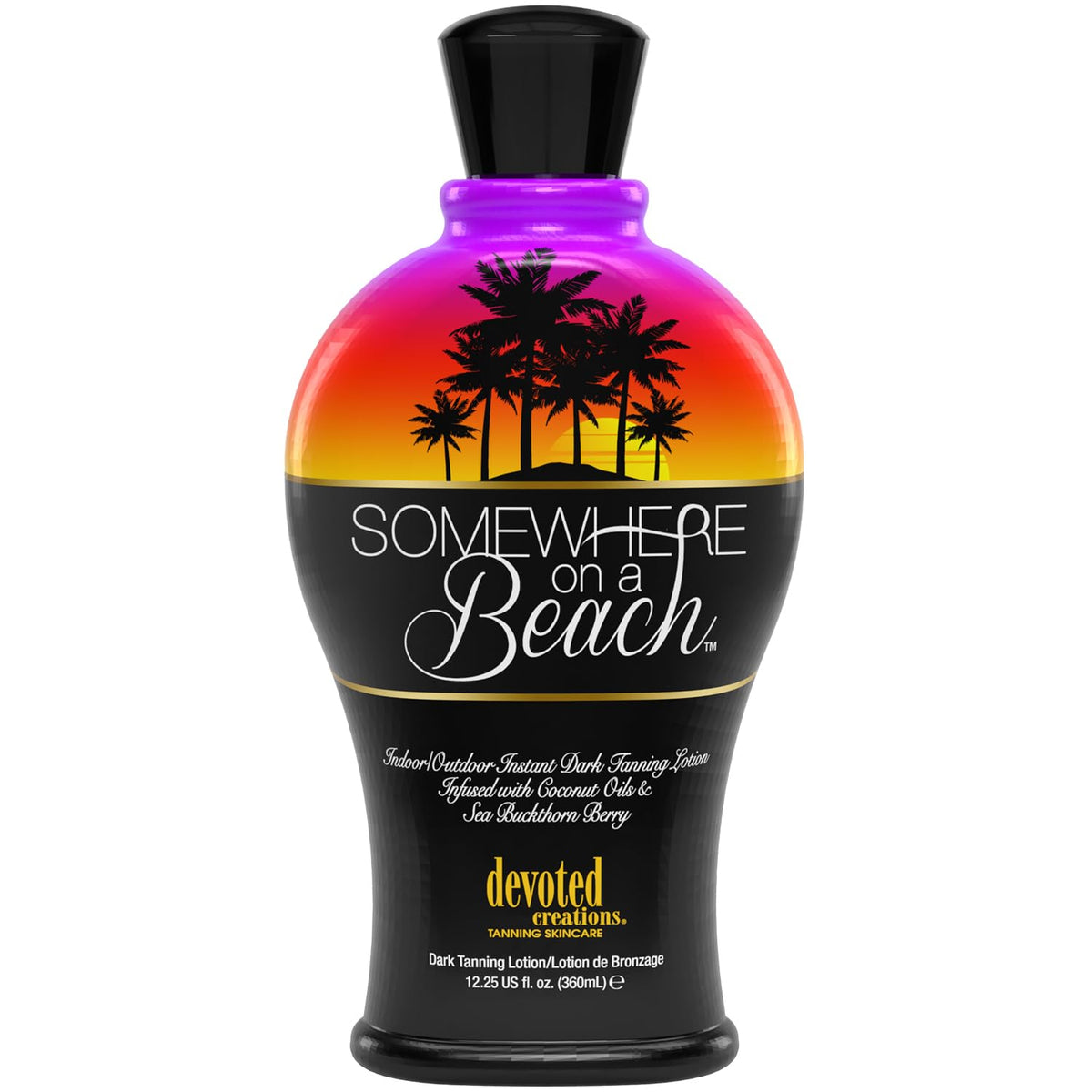 Devoted Creations Somewhere on a Beach loción bronceadora, acción rápida para un bronceado uniforme