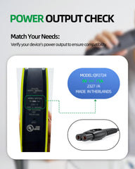 Dexpt Salida 5V 2A para carga estable de OneBlade 360 y más.