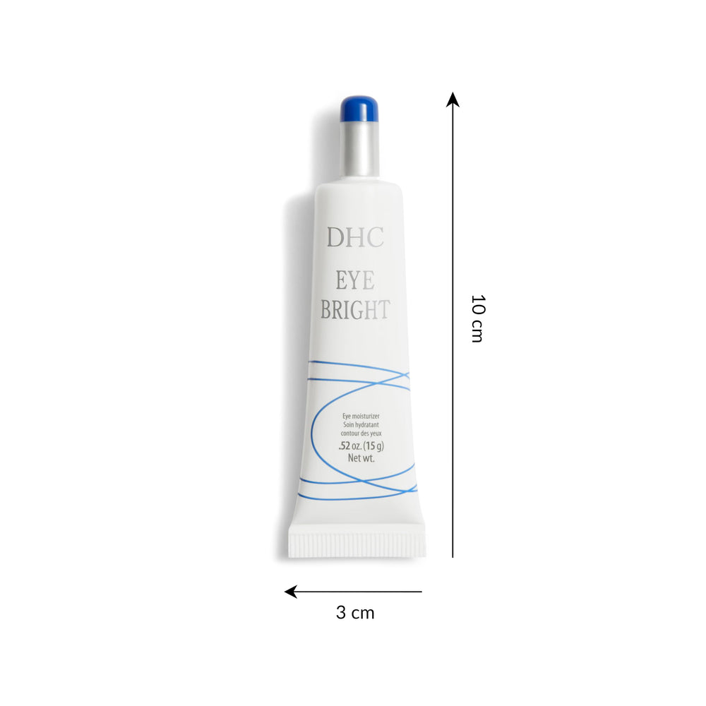 DHC Eye Bright aplicación suave para ojos delicados.
