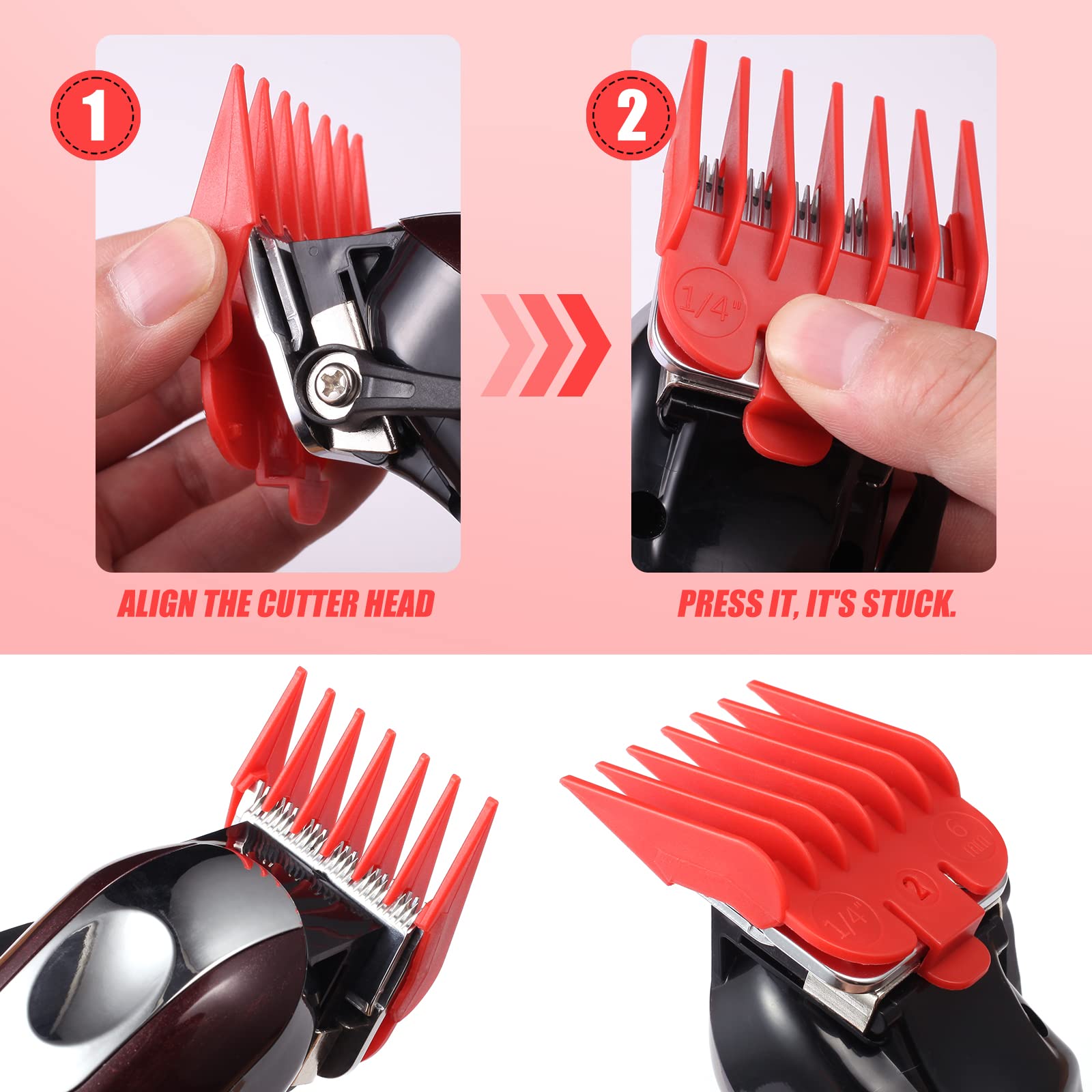 Conjunto 4 guías Dicuyeln para compatibilidad amplia.