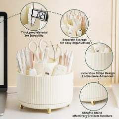 Diesisa organizador crema para esmaltes y brochas, 5 compartimentos.
