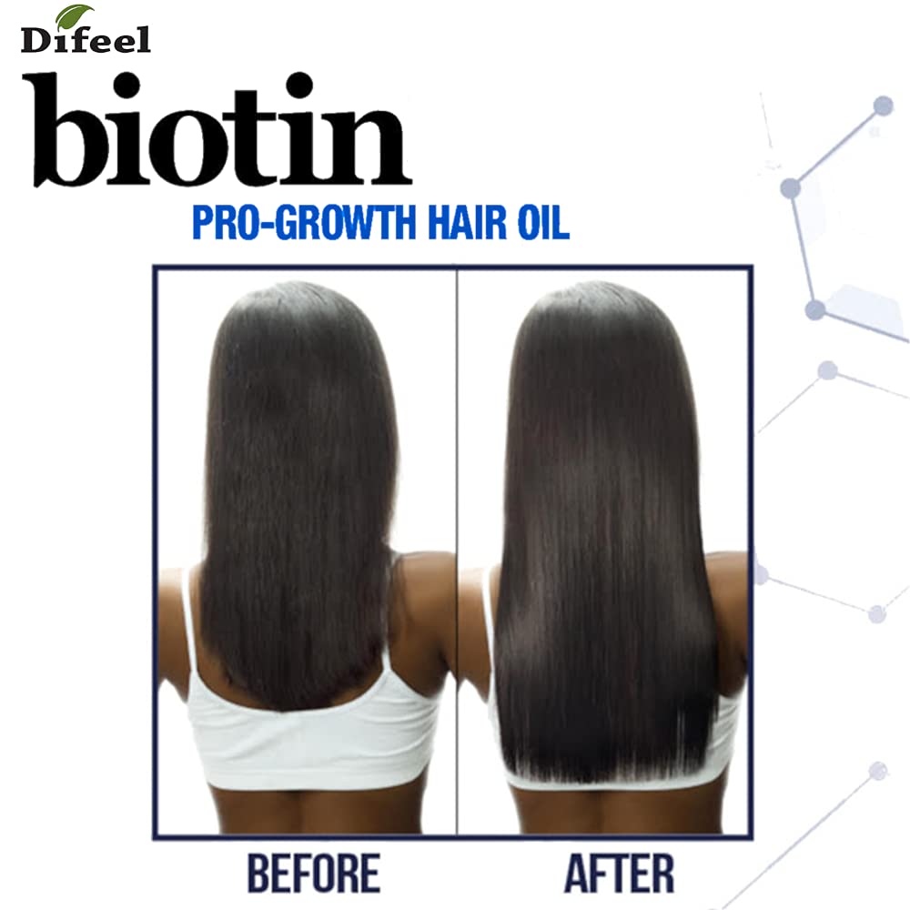 Difeel Biotina Pro Crecimiento cabello con brillo y textura suave