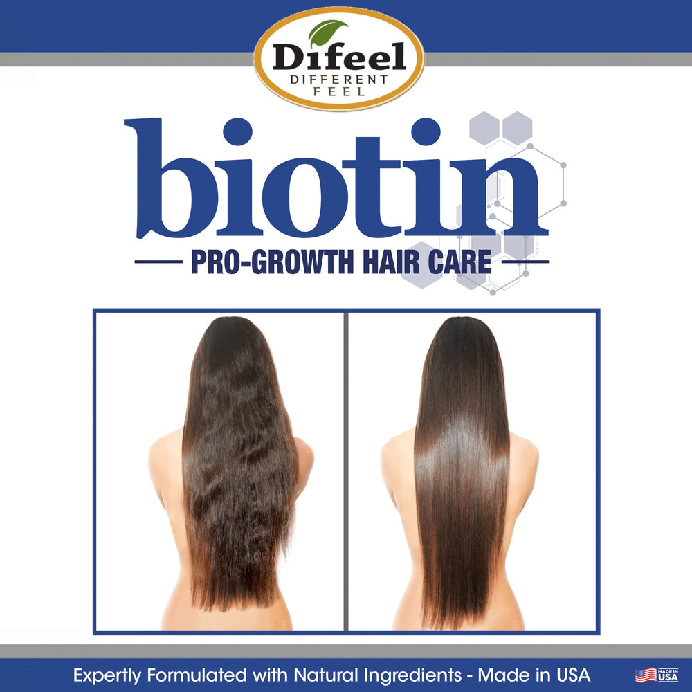 Difeel champú Biotina Pro-Crecimiento, textura cremosa al aplicar.
