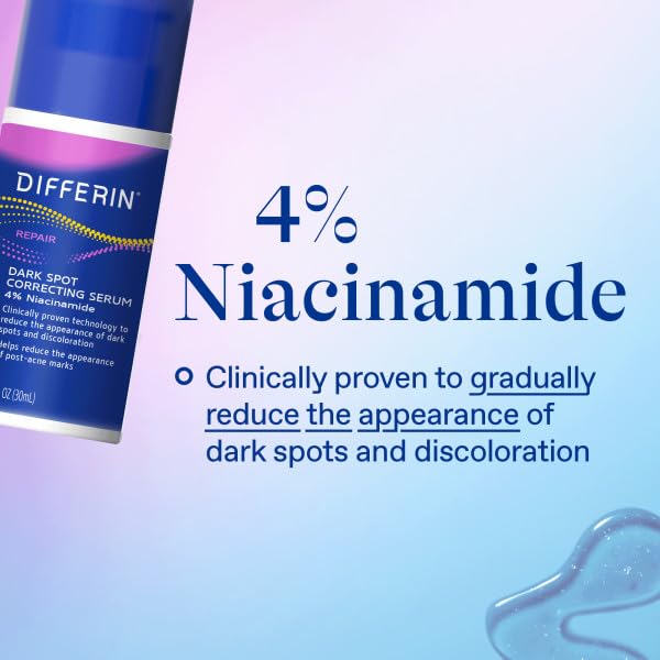 Differin Serum se desliza bajo el maquillaje con facilidad.