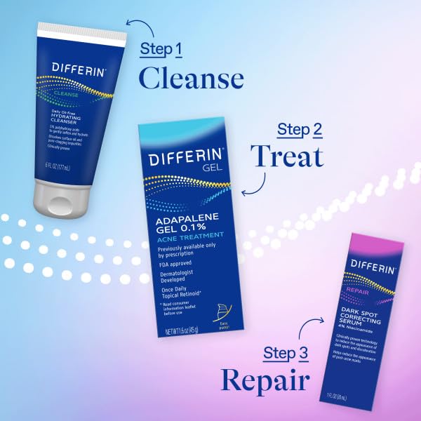 Differin Serum compatible con Differin Gel para rutina integrada.