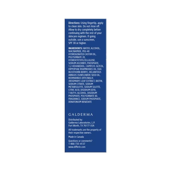 Differin Serum adecuado para piel sensible y propensa al acné.