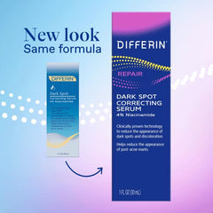 Differin Serum, textura en gel suave para uso diario.