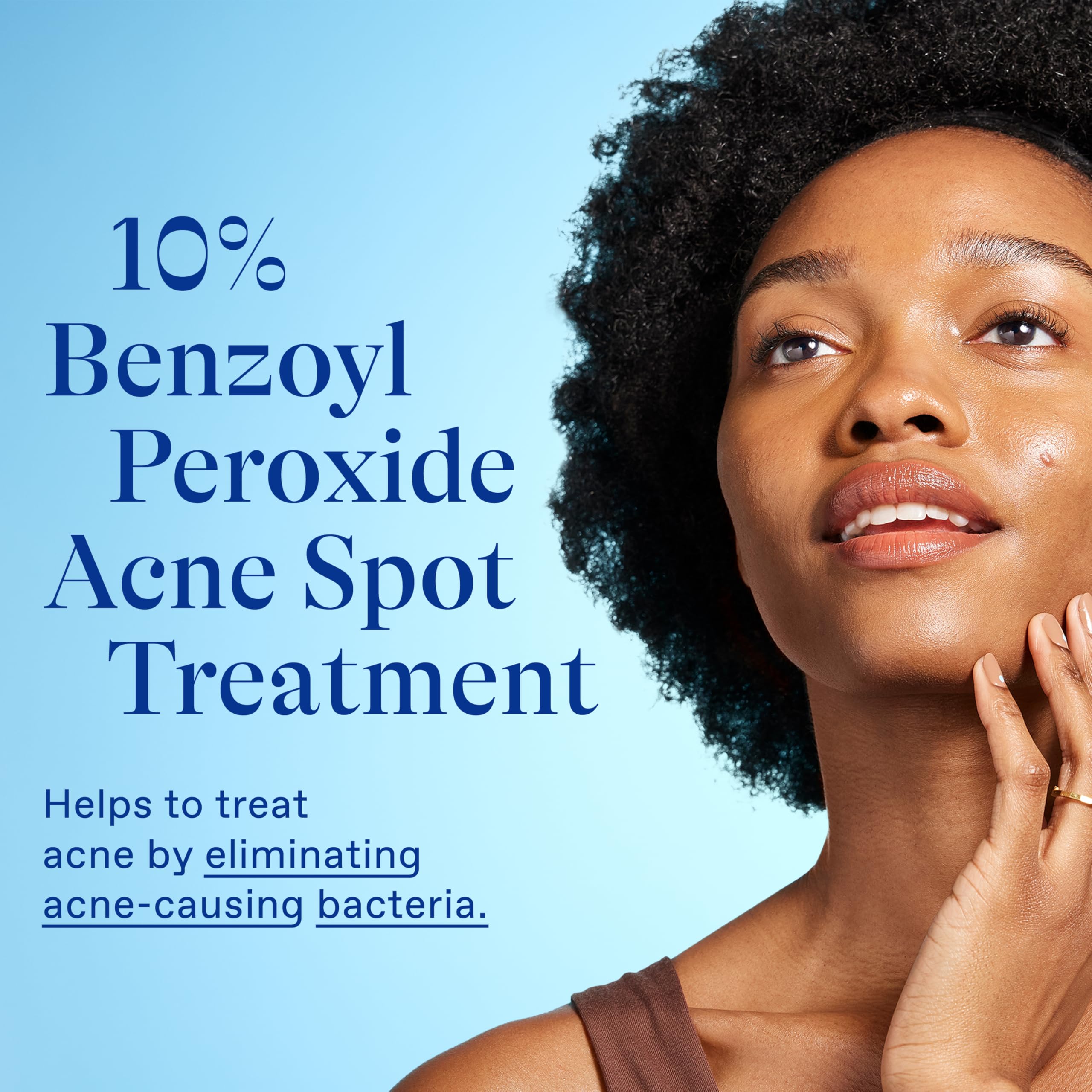 Differin spot treatment tube on counter conveys easy home use.