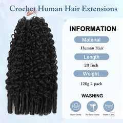 Dilekay cabello crochet medidas 16-22 pulgadas para mayor versatilidad.