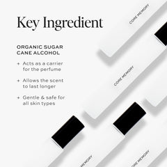 Packaging box for DIME Core Memory, highlighting USA-made vegan, cruelty-free promise