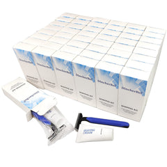 DincherBel kit de afeitado doble con crema de 12 g para viajes