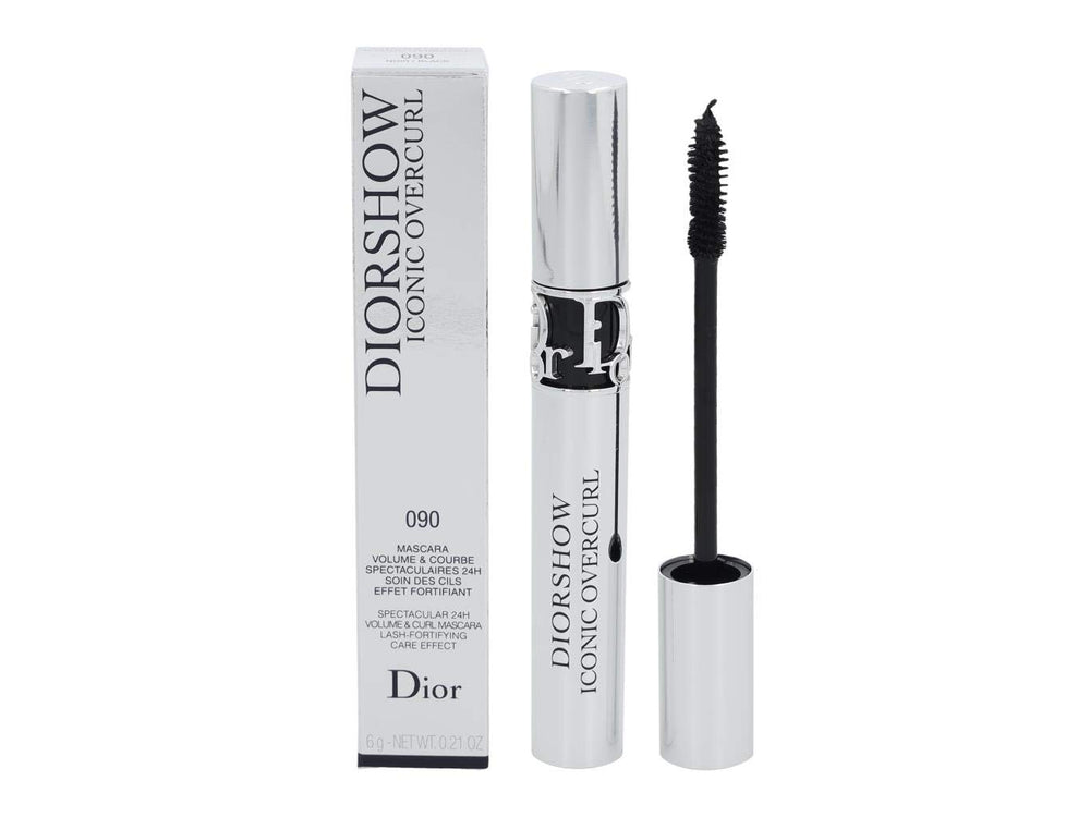Dior Diorshow Iconic Overcurl, brosse verticale, offre volume spectaculaire et curling durable.