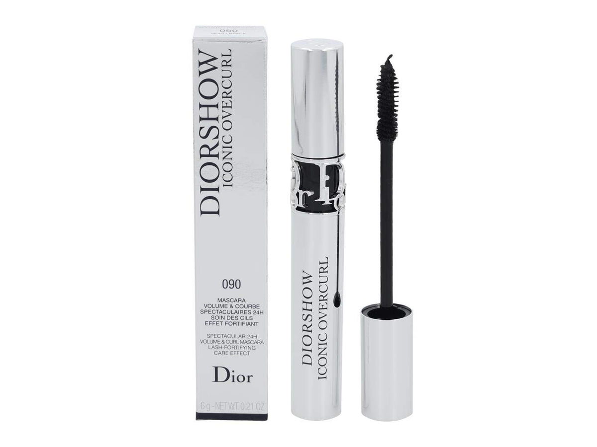 Dior Diorshow Iconic Overcurl, brosse verticale, offre volume spectaculaire et curling durable.