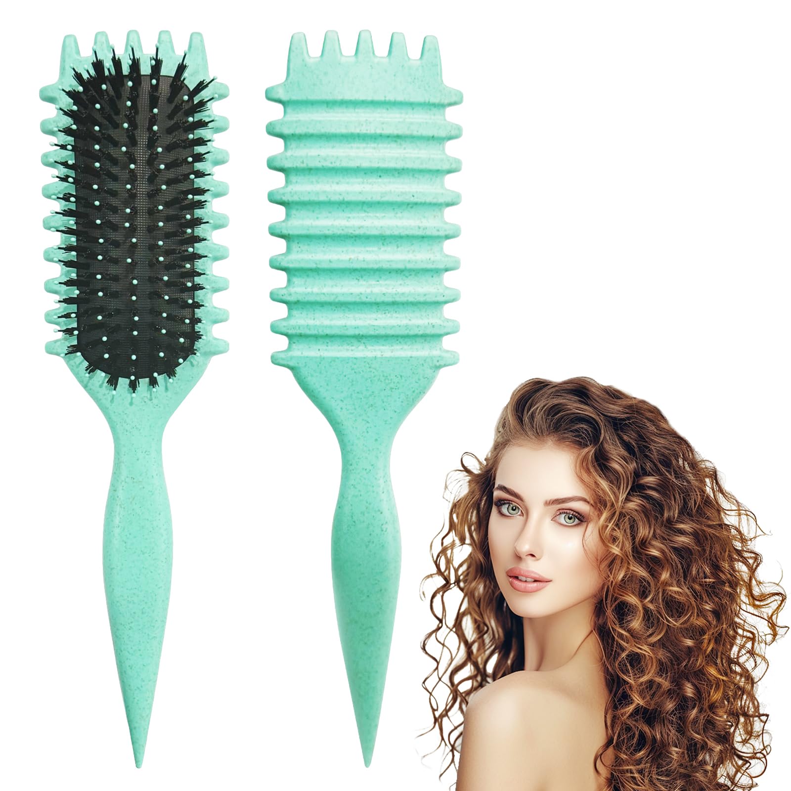 Diorsun cepillo para cabello rizado con definición suave de rizos.