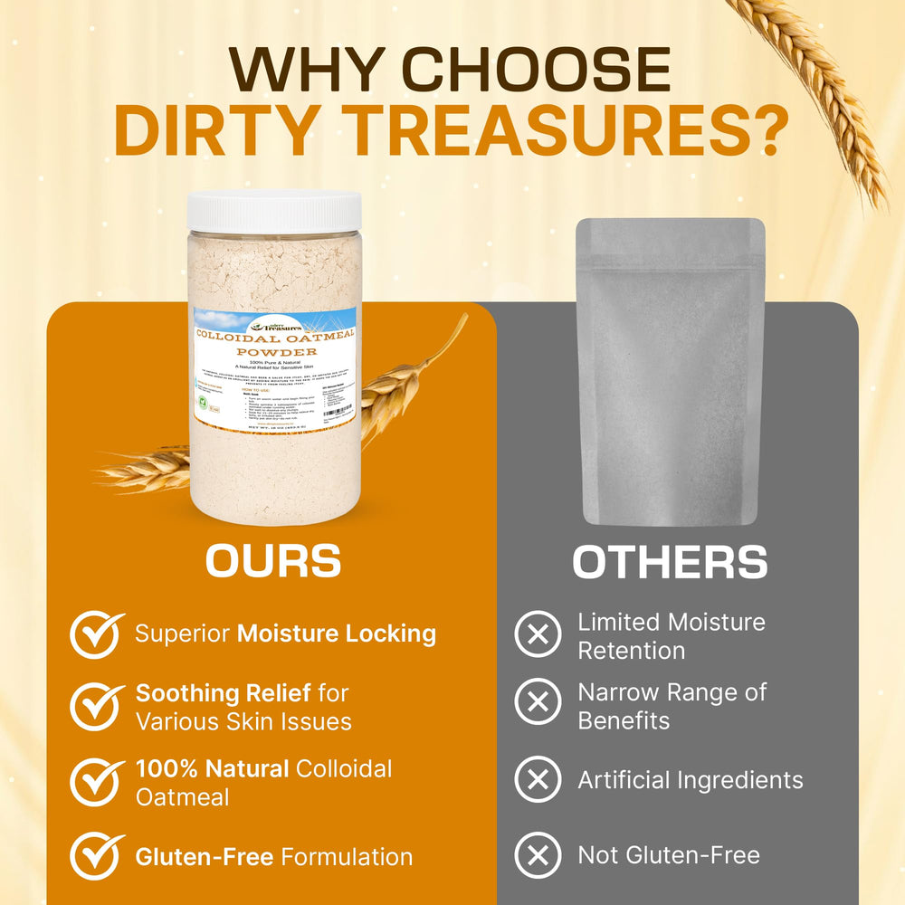 Dirty Treasures avena coloidal: uso casero para mezclas de belleza