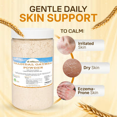 Dirty Treasures baño avena coloidal: burbujas discretas para piel suave