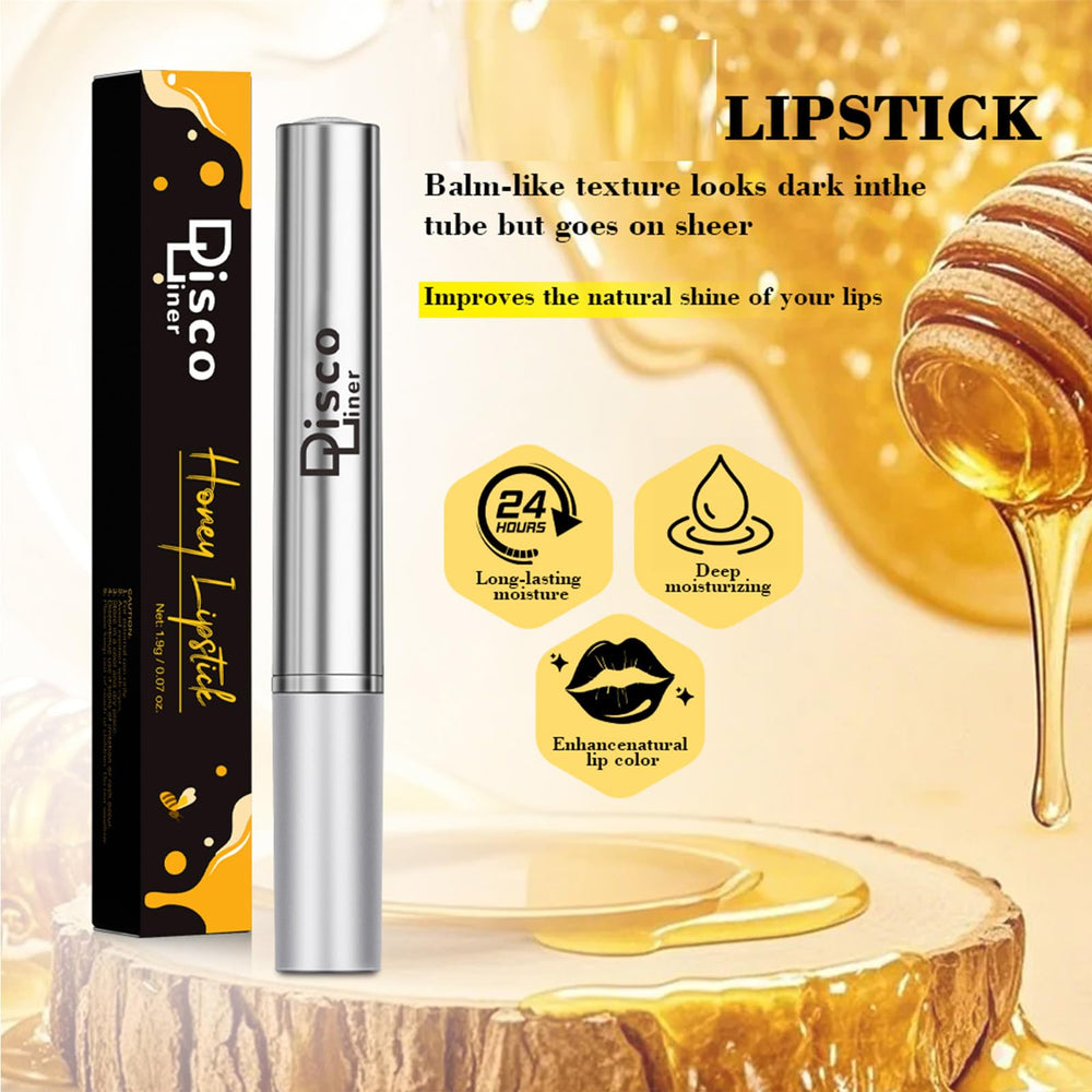 Discoliner bálsamo labial miel, cuidado diario para labios nutridos y protegidos.